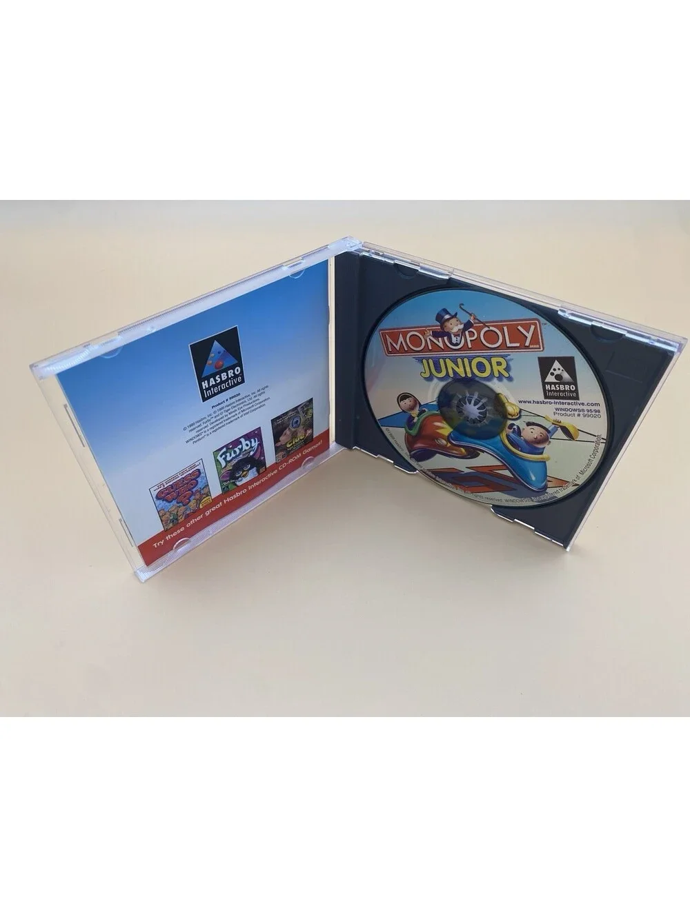 Monopoly Junior PC Video Game - 1999 Hasbro - Tested